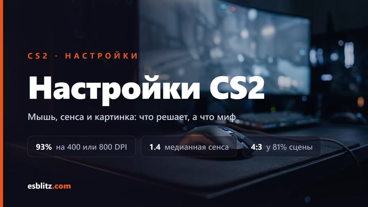 Настройки CS2: мышь, сенса и картинка