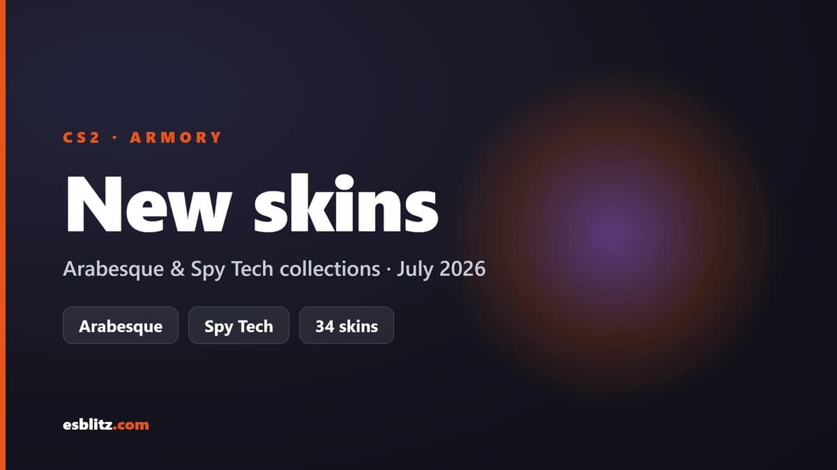 New CS2 collections: all Arabesque and Spy Tech skins