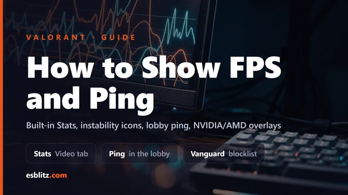 How to Show FPS and Ping in Valorant: All Ways
