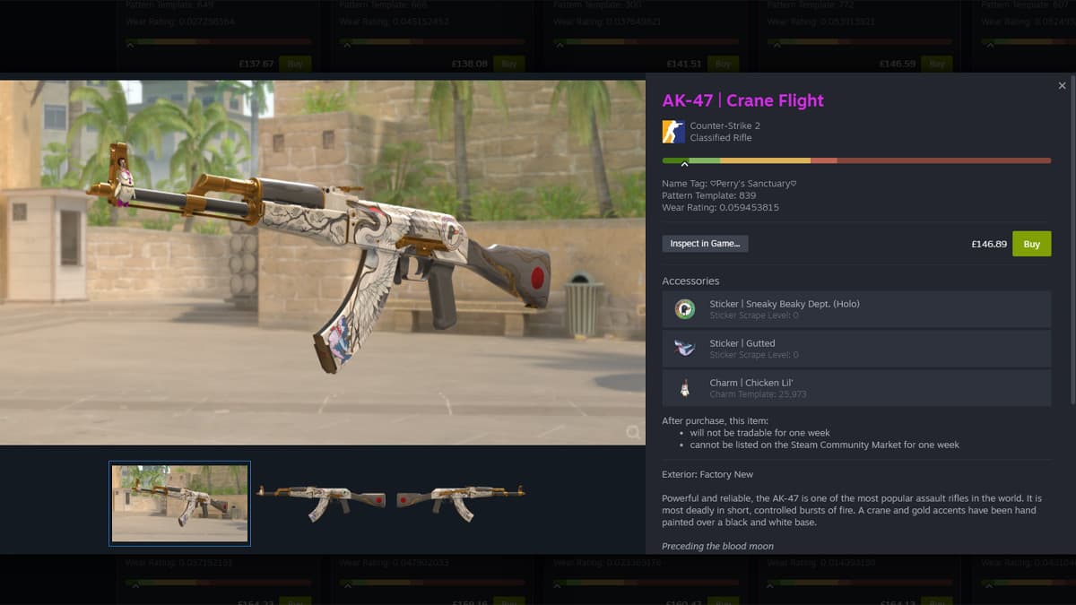 Обновление Steam Market 2026: фото скинов и флоут в листинге