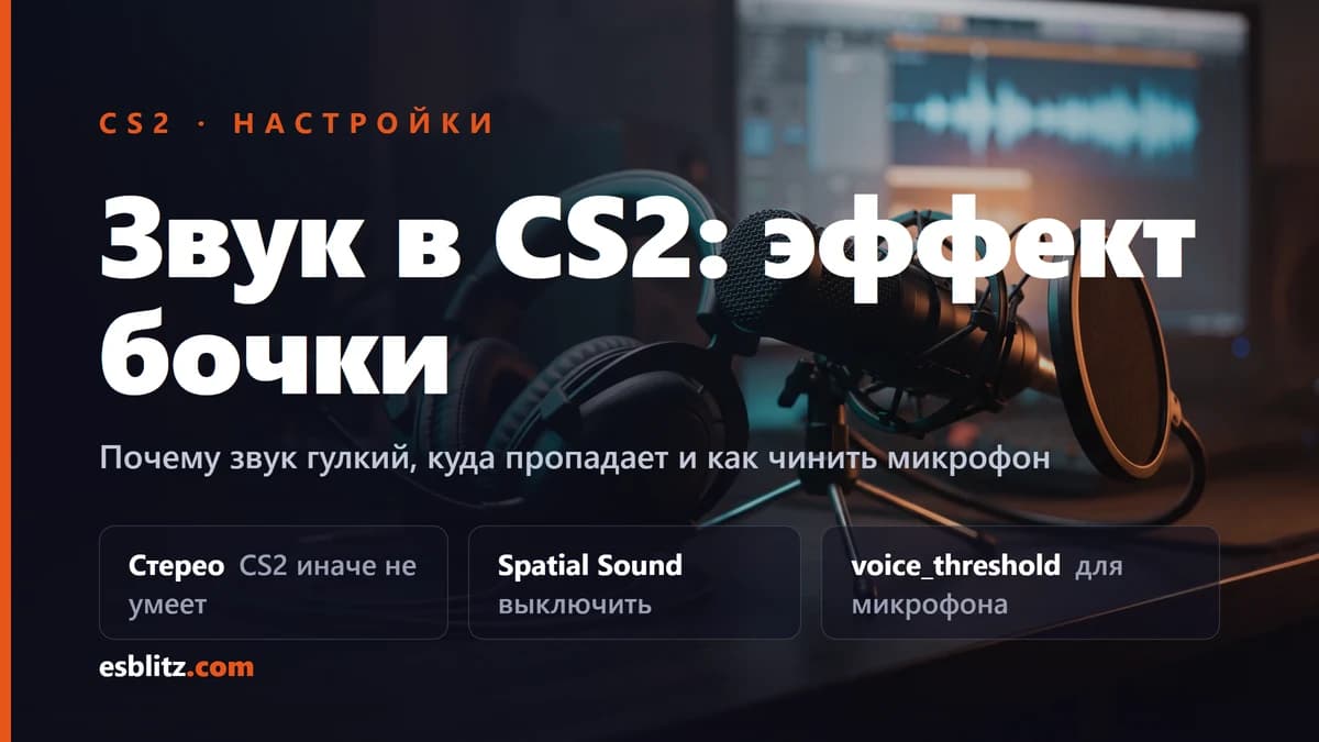 CS2 Audio: Muffled Sound, Silence and Mic Fixes