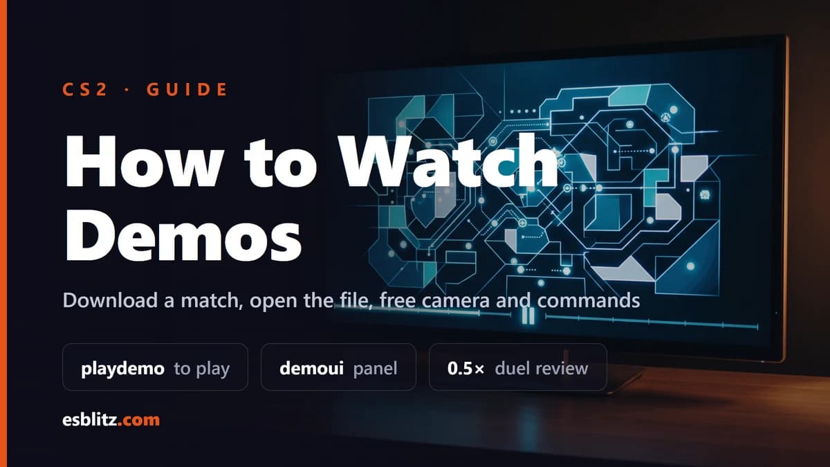 How to Watch Demos in CS2: Download, Play, Commands